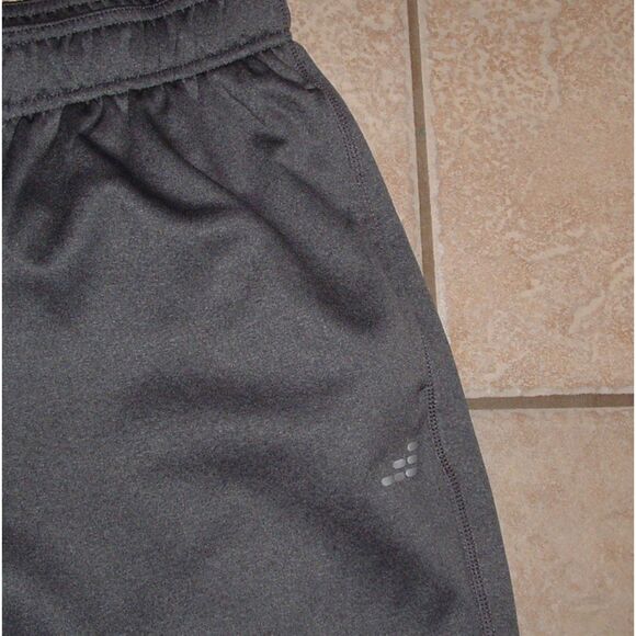 Mens Sz XL Dark Gray Elastic Waist Athletic Fleece Lined Pants Side Pockets BCG - Picture 3 of 4
